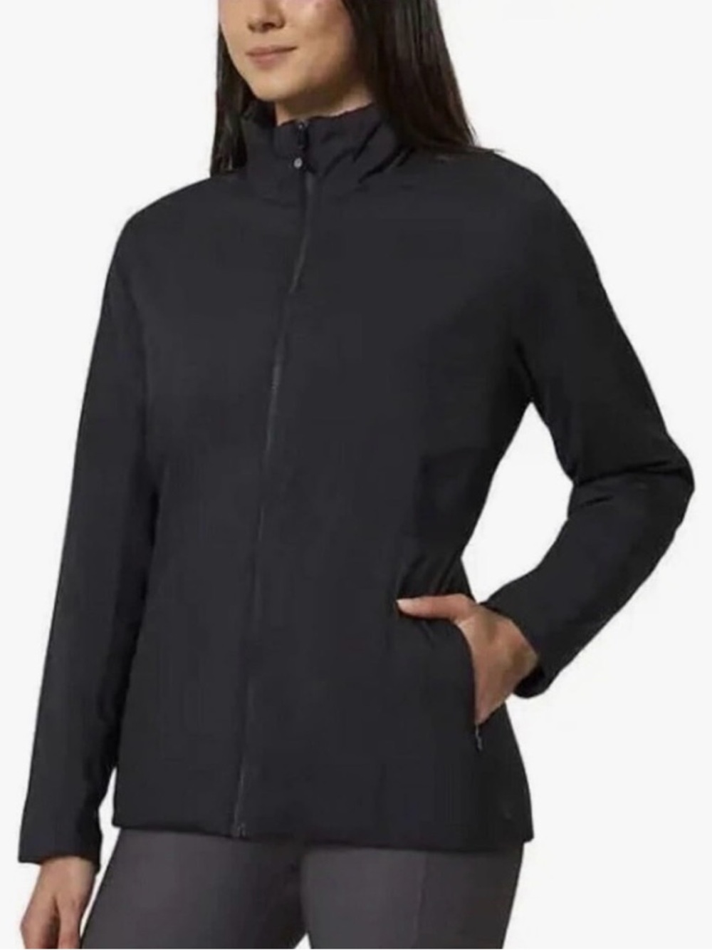Mondetta Women's Black Utility Full-Zip Jacket